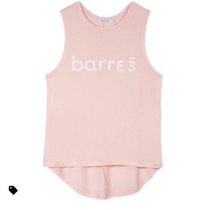 Barre3 Light Pink Signature Tank Top